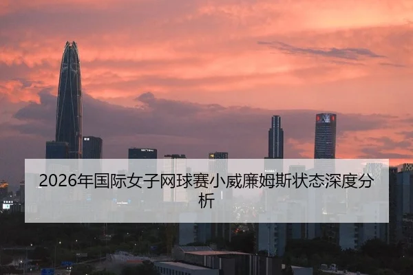 2026年国际女子网球赛小威廉姆斯状态深度分析