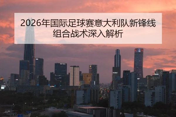 2026年国际足球赛意大利队新锋线组合战术深入解析